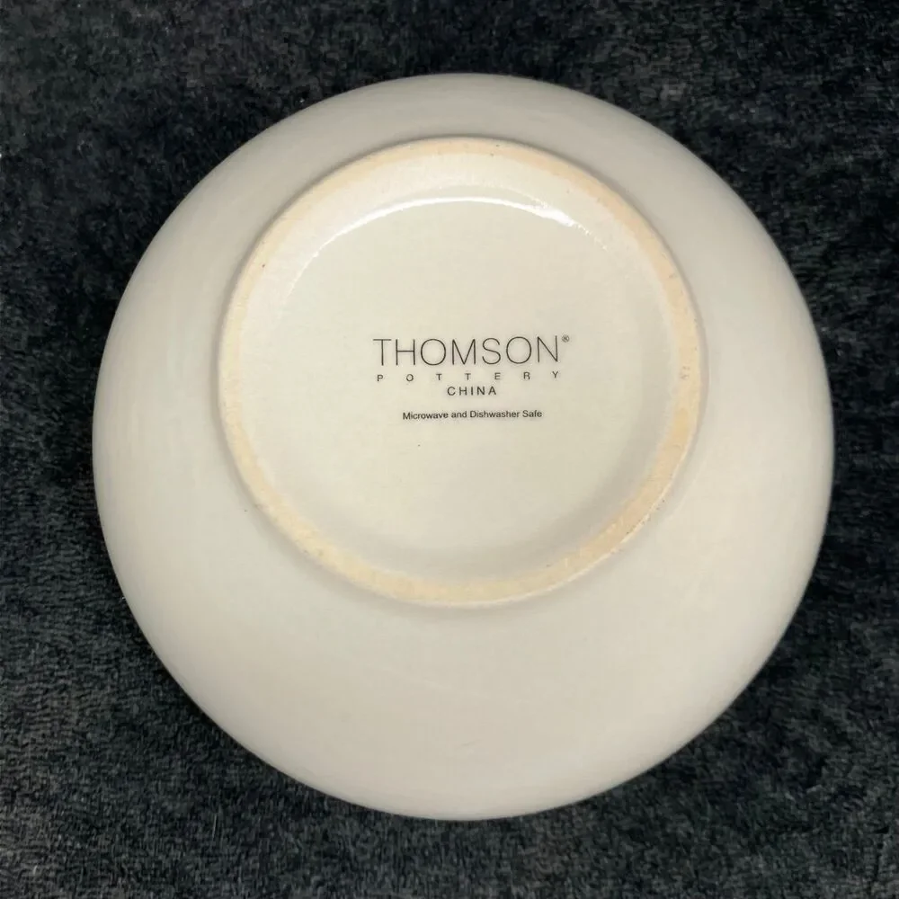 Thomson Pottery Country Birdhouse Vines Set of 4 Soup / Cereal Bowls 6 1/8